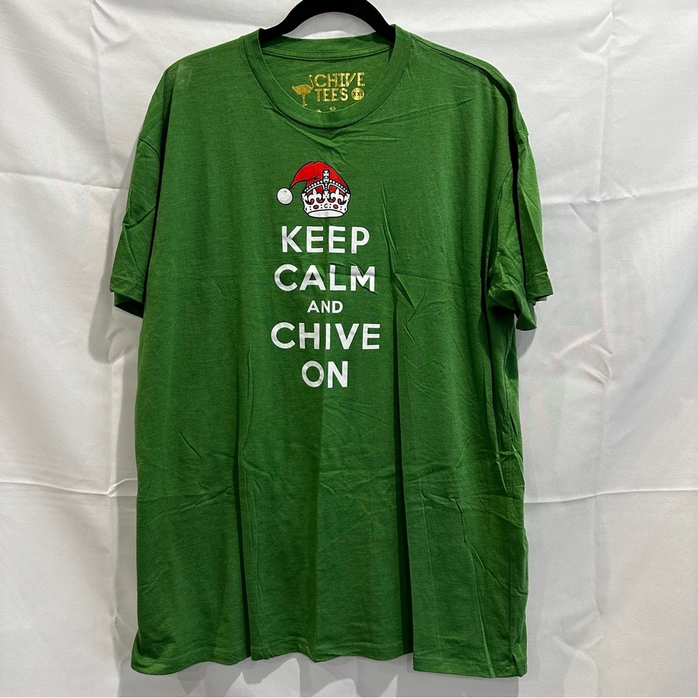 Chive Tees Men's Green Graphic T-Shirt